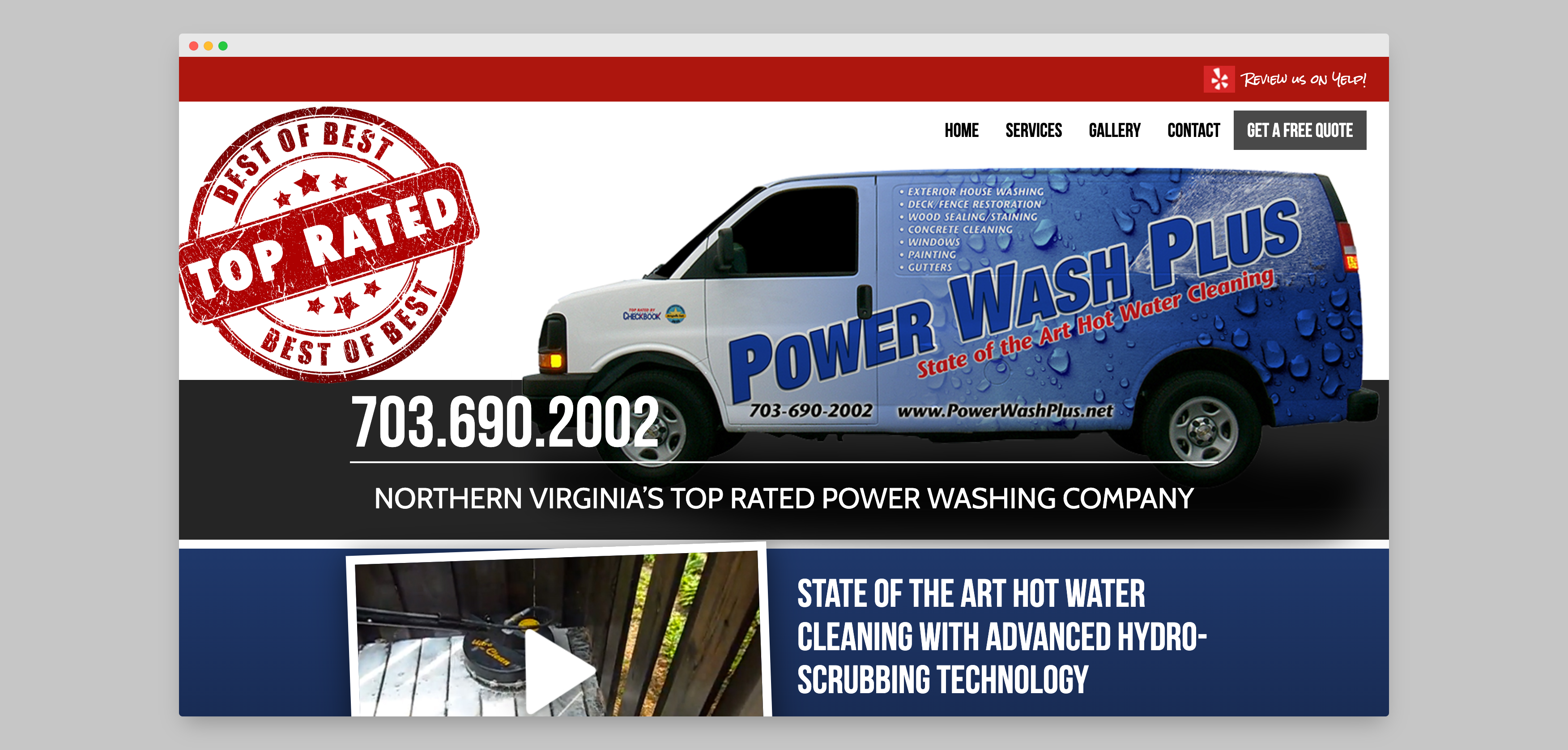 Power Wash Plus Website
